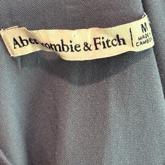 Abercrombie & Fitch Lemon Print Linen Blend Mini Dress - size Medium - Picture 7 of 7